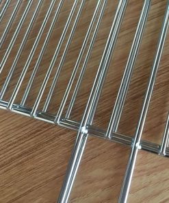B&C.Room 1pcs Portable BBQ Barbecue Grilling Basket Roast Folder Tool for BBQ Net Outdoor Indoor 25 * 22cm 2