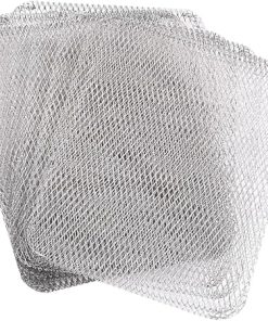 Luxshiny BBQ Mesh Grill Mat: 10Pcs Disposable Grill Topper Barbecue Grill Sheet Liners Aluminum Broiler Pans Heavy Duty Nonstick Mesh Grilling Mats Works on Gas Charcoal Electric Grill
