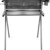 Schneider Barbecue Tools 66 for Chicken, Roast or as Skewer Grill 16b Silver/Stainless Steel
