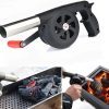 GALPADA 1 Set Stainless Steel Barbecue Tools with Food Clamp Spade Fork and Brush Complete Grill Accessories Kit for Outdoor Cooking with Storage Bag 3