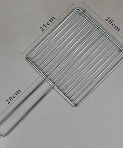 Barbecue Grilling Basket,Barbecue Clip Net Vegetables Bard Stainless Steel Clip Barbecue Accessories 2