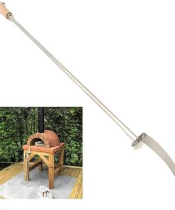 Pizza Oven Hook Rake Tool | Coal Ember Hook Rake Tool | Wood Burning Oven Tools | Tuscan Grill Tool | Pizza Oven Accessories | Fireside | Fireplace | Pizza Oven | Outdoor Fire | WFO |Fireplace Tool 2