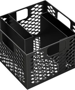 Charcoal Firebox Basket & Minion Method for Oklahoma Highland Bandera Longhorn, Charcoal Box and Latches All-in-one No Assembly Needed Porcelain Enamel(1 Basket and 2 Maze Bar Plate)