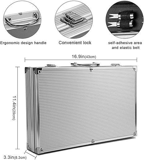 26 PCS Heavy Duty BBQ Grill Tools Set, Stainless Steel Barbecue Accessories Kit with Portable Case for Camping, Outdoor BBQ, Kitchen 2 26 PCS Heavy Duty BBQ Grill Tools Set, Stainless Steel Barbecue Accessories Kit with Portable Case for Camping, Outdoor BBQ, Kitchen - Image 2