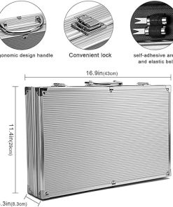 26 Piece Grill Accessories BBQ Tools, Stainless Steel Grilling Tools, BBQ Accessories Tool Set with Storage Case, Heavy Duty BBQ Grill Tools for Home, Camping, 2