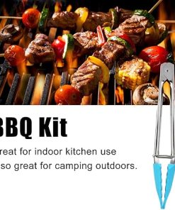 Grill Accessories Tools Set Oil Brush Clip Aluminium Cap Pot Tip Spout Pot Funnel Kit BBQ Tools for Patio Lawn Yard Décor 2