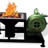Ergocar BBQ Grill, 2 in 1 Table Top BBQ Grill, Portable Iron BBQ with Baking Tray, Charcoal Grill with Stand, for Outdoor Picnic Garden Terrace Camping Trip 3