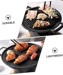 Happyyami Space-saving Barbecue Stove with Grilling Rack Bbq Tools Safe for Long Service 2