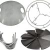 Flame Broiler Kit for PB1100PS1 Pit Boss Pro 1100 Series Pellet Grills Flame Broiler Slide Cover and Bottom Kit Replacement Parts for Pit Boss Smoker Grills PB1100PS1-W007 Grill Parts 3