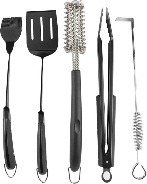 5-Pc Silicon Tip Grill Cook & Clean Kit