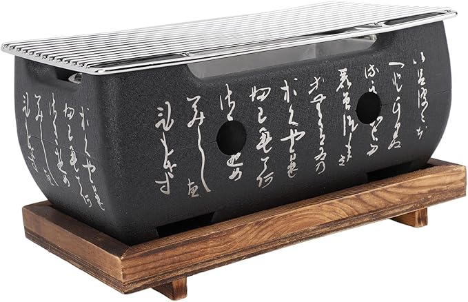 Japanese Style Barbecue Grill Portable Food Charcoal Stove BBQ Plate Household Barbecue Tools Accessories – for Camping, Picnics, and Outdoor Gatherings (M) Japanese Style Barbecue Grill Portable Food Charcoal Stove BBQ Plate Household Barbecue Tools Accessories – for Camping, Picnics, and Outdoor Gatherings (M)