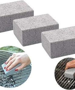 1/3/5/10PCS Barbecue Grill Cleaning Brick Grill Foam Glass Cleaning Stone Pumice Stone Brick Grill Outdoor Kitchen Grill Tools(10PCS) 2