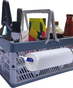 BBQ Sauce&Tools Storage Basket it more convenient for you to carry barbecue sauce tools outdoors, on the beach, and on barbecues, and it is easier to store barbecue sauce tools.