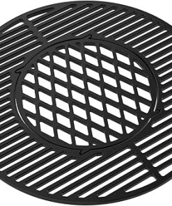 onlyfire Cast Iron Grill Grate Replacement Gourmet BBQ System for Weber 22inch Kettle Charcoal Grills