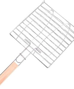 Barbecue Grilling Basket,Barbecue Clip Stainless Steel Clip Barbecue Tool Accessories Grilled Fish Clip Pisces Grillgrill Net Clip