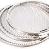 Barbecue Grilling Basket,Stainless Steel Groove Net Barbecue Self-Service 3