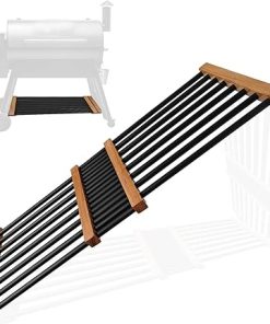 1.9-3.38 FT Folding Grill Shelf Accessory - Pellet Grill Storage Shelf Compatible with Traeger Pro 22, Pro 34,Pro 575,Pro 780, Ironwood 885 Series