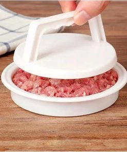 Press ABS Round Shape Non-Stick Stuffed Grill Press Mould Kitchen Accessories Grill Maker Mould (Color : ABS Black) 2