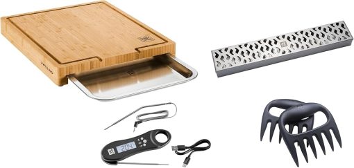 ZWILLING BBQ+ Grill Smoker Set, 4, Silver