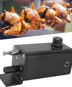 Barbecue Grill Motor, 65‑70kgF BBQ Roast Rotisserie Grill Motor Rotator Outdoor Barbecue Motor,10W Outdoor Rotisserie Motor for Pig Goat Chicken Rotisserie Roaster 2