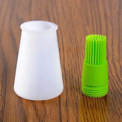 Oil BBQ Portable Silicone Oil with Brush Grill Oil Brushes Liquid Oil Pastry Kitchen Baking BBQ Accessories Kitchen Tool - Image 2