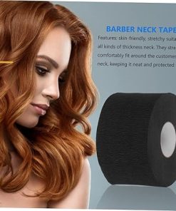 6 Rolls Hairdressing Neck Wrap Hairdressing Accessory Tool Neck Tape Hair Cutting Neck Strips Barber Tool Barber Neck Band Barber Neck Strips Hair Styling Neck Strips Black Paper/1093 2