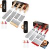 BBQ Tool Set with Grill Trays Tongs Stainless Steel Outdoor Grill Accessories 3