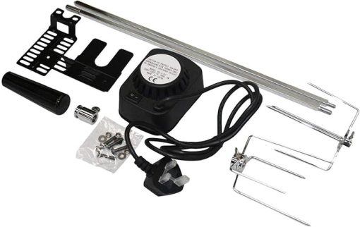 BBQ Barbecue Rotisserie Spit Universal Kit BBQ Motor for Electric Barbecue UK Plug