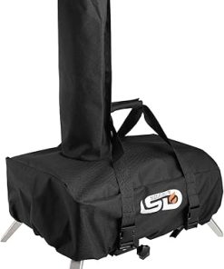 Ember 12 Pizza Oven Cover - Black, Waterproof, Polyester & PVC, Perfect Fit, Easy to Carry