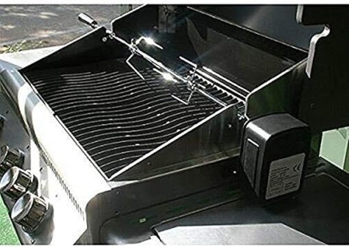 BBQ Barbecue Rotisserie Spit Universal Kit BBQ Motor for Electric Barbecue UK Plug - Image 2