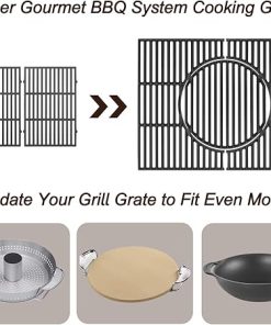 7638 64812 7639 Grill Grate for Weber Spirit Grill 300 Series E/S 310, 320, 330, SP-320 Grill Grates, Replacement Parts for Genesis Silver B/C, Gold/Platinum B/C, Genesis 1000-5000 Grates 2