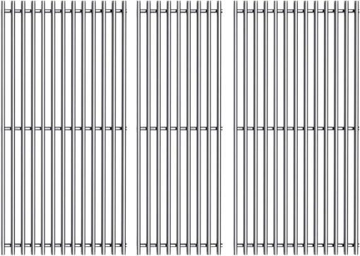 S6G552 (3-Pack) 19.2” SUS304 Stainless Steel Cooking Grates for Weber Summit 600 Series, Summit E-640, S-640, E-650, S-650, E-660, S-660, E-670, S-670 Gas Grills (2007-present)