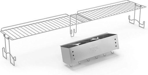 Yukon Glory Griddle Basics Bundle For 36" Blackstone Griddles, Contains BBQ Caddy and Griddle Warming Rack, Provides Clean and Organized Workspace and Storage - Not for Pro-series/Tabletop