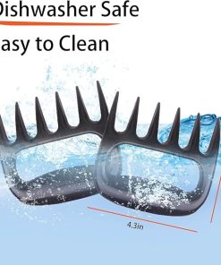 Meat Shredder Claws, Pulled Pork Claws for Meat Shredding, Chicken Shredder Tool Barbecue Accessories Gift for Men, Pack of 2 2
