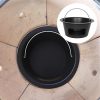 Cast Iron Plate Setter for XL Big Green Egg 19.5″ Heat Deflector Smoking Stone,Fits 24″ Grills Durable Heat Deflector for Smoking,Grilling,Indirect Cooking Compatible with XL BGE Accessories 3