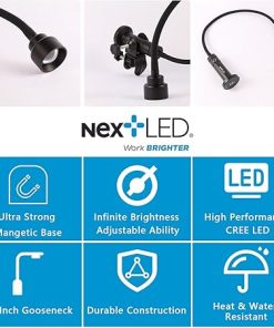 NextLED NT-7728 Grill Light with Universal C-Clamp Bundle for Non-Metal Surface 2