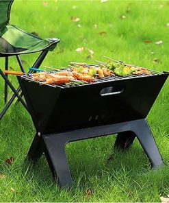 BBQ Grill Outdoor Charcoal grills Portable Barbecue Grill Foldable BBQ Grill Outdoor Charcoal BBQ Grill Camping Picnic Barbecue Accessories BBQ Tools 2