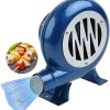 Manual Iron Gear BBQ Blower, Hand Crank Blacksmith Forge Blower, Iron Gear Popcorn Fan Manual Fan, Blower Grill Fire Starter Flame Exciter Tool, Outdoor Cooking Manual Leaf Blower Accessories(200W) 4