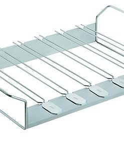 Rösle Stainless Steel 20-inch Kabob Rack With Skewers