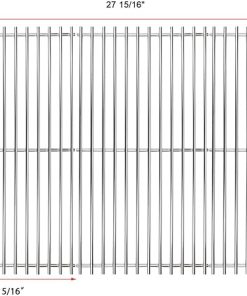Uniflasy Cooking Grid Grates and Griddle for Charbroil 463230515 463240115 463239915 463226515 463436215 466235816 for Char-Broil 5 6 Burner Gas Grill 2
