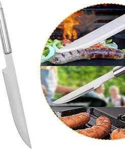 10 Piece Stainless Steel BBQ Accessories Tool Set BBQ Grill Accessories with Aluminum Storage Case for Barbecue Indoor Outdoor 2