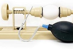 Millbrook Way Egg Decorating Kit with One-Hole Egg Blower Pump and Decorating Lathe