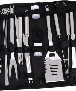 GALPADA Barbecue Tools Kit Piece Stainless Steel Grill Utensils Set Loop for Easy Hanging Great for Cooks