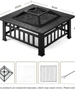 Barbecue Table Household Indoor Barbecue Table Outdoor Charcoal Grill Barbecue Stove Charcoal Grill Table Yard Heating Stove Cooking Tea Grill Table 2