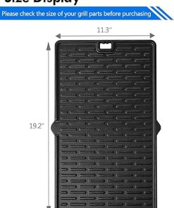 7404 Griddle Replacement Parts for Weber Summit 400 600 Series Cast Iron Reversible Grill Griddle Pan S-470 S-670 E-470 E-670 E-420 E-450 Summit Gold A/B/D A6/B6/C4/D4/D6 Flat Top Griddle Insert 2