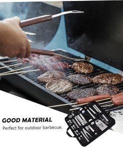 BESPORTBLE BBQ Tools Stainless Steel BBQ Utensils Kit Grilling Accessories for Men Outdoor Camping 2