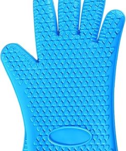 1Pcs Oven Mitts Baking Gloves Heat Resistant Silicone Glove Kitchen Thicken Barbecue Oven Cooking Glove BBQ Grill Gloves