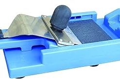 Grill Scraper & Spatula Sharpener – Blue Plastic Rectangular Grill Tool – Grill Cleaning, Spatula Sharpening 2