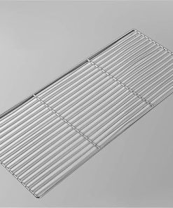 Barbecue Grilling Basket,Stainless Steel Barbecue Mesh Rectangular Household Bar Mesh Bbcine Cake Cooling Rack Baking Barbecue Tool 2
