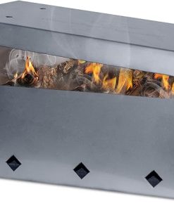 DKS Smoker Cooker Box for Grill | Turn Any BBQ Grill Into A Smoker | No Propane or Charcoal Needed | Provides All The Heat and Smoke to Cook Any Food (432 cu inches)